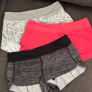 🍋 Lululemon shorts bundle